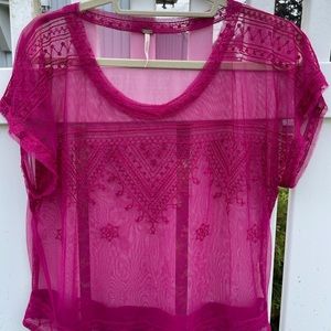Free People Lace Top